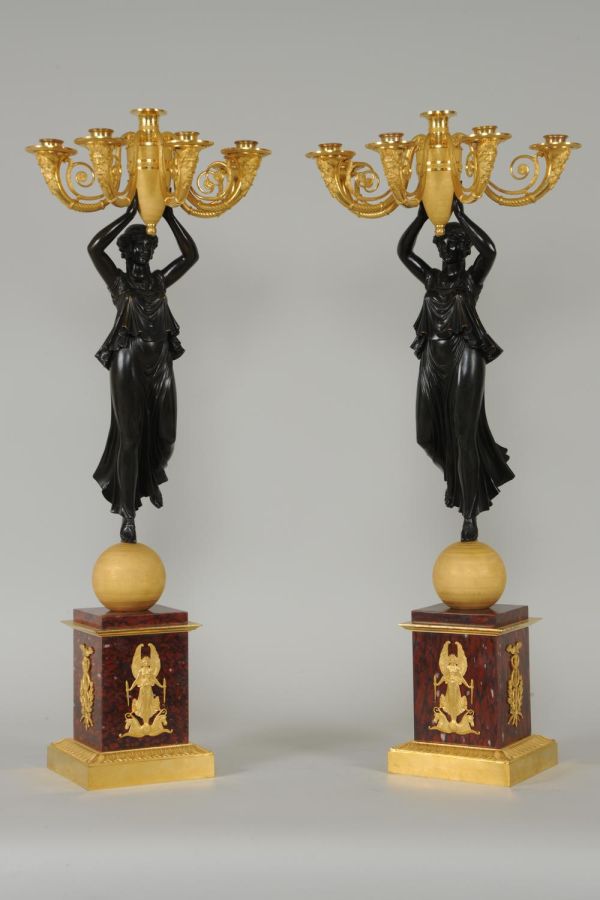 Candélabre à 6 lumières